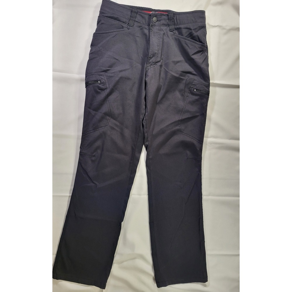 Wrangler Outdoor Mens Pants 30x30 Black Nylon Spandex Stretch Cargo NW780BL